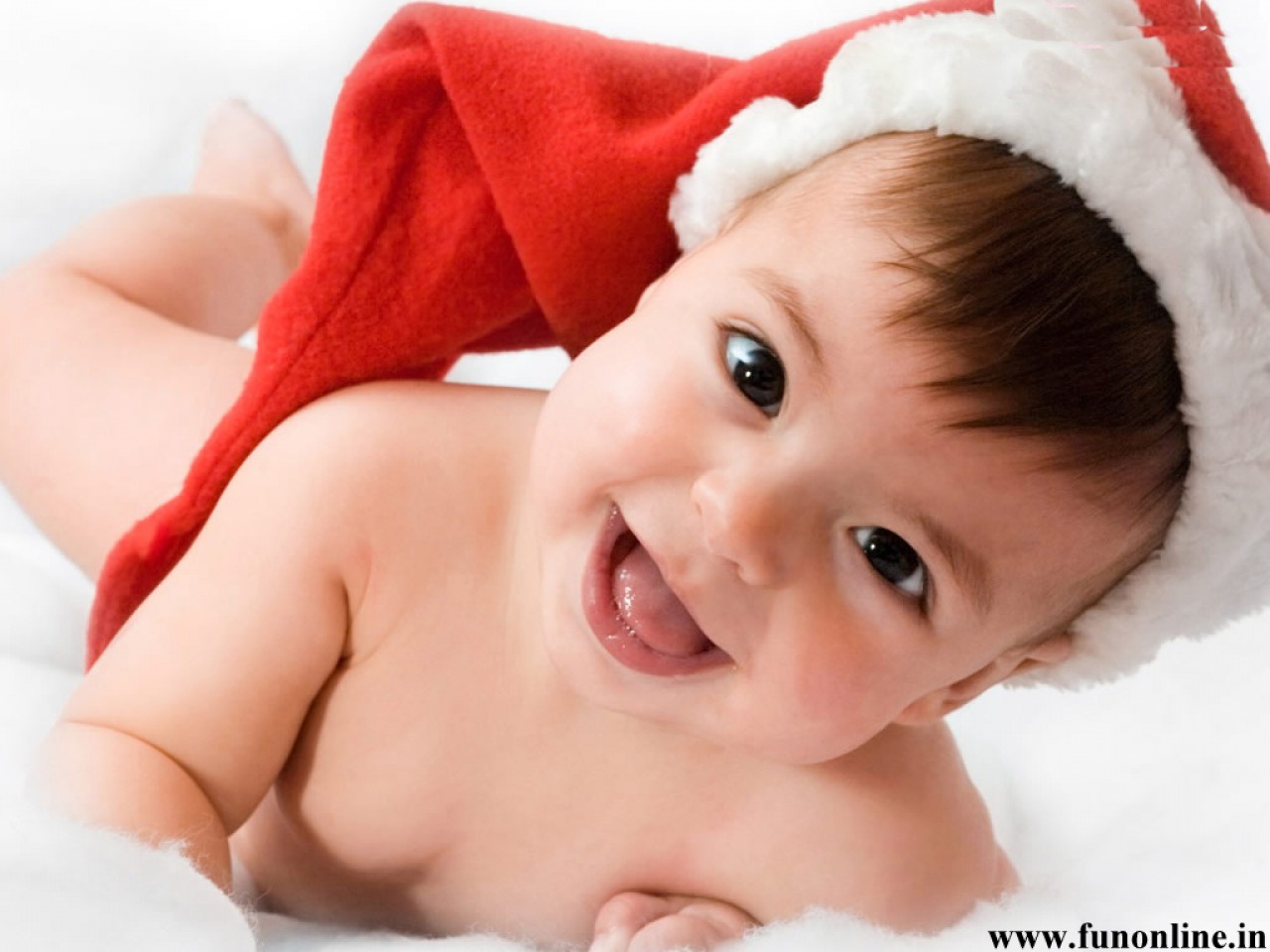 Funny Baby Wallpaper 13 Hd Wallpaper - Merry Christmas Cute Baby Hd - HD Wallpaper 