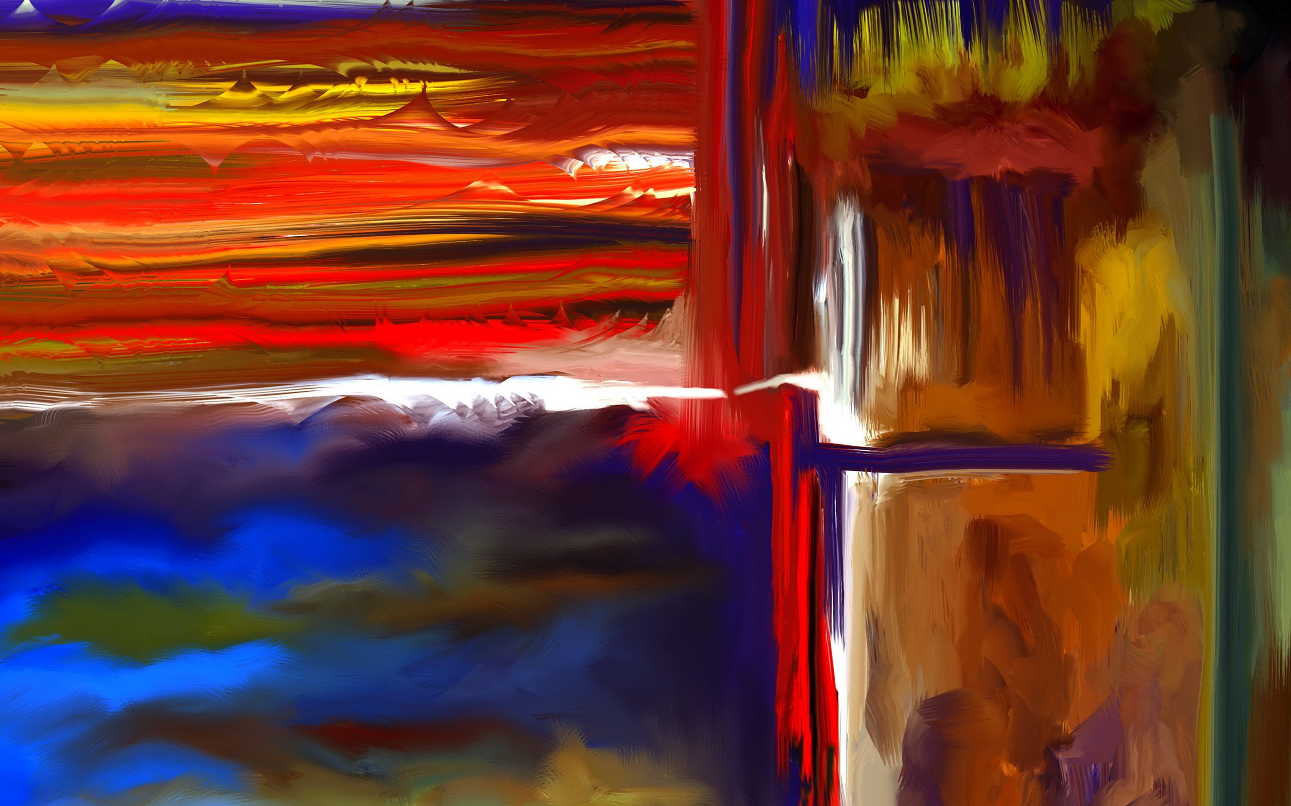 Abstract Painting Background - HD Wallpaper 
