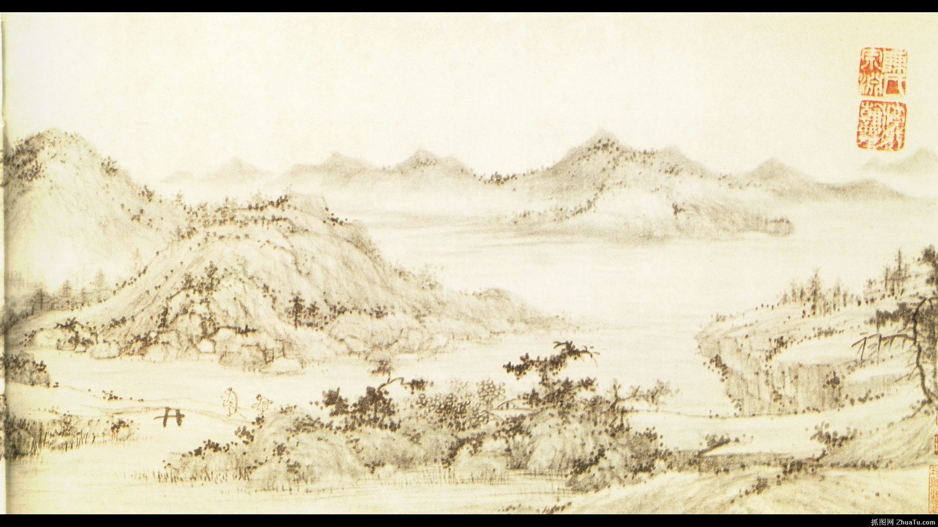 1920x1080, Chinese Painting 619859 
 Data Id 64525 - ไม่ เห็น โลง ศพ ไม่ หลั่ง น้ำตา - HD Wallpaper 