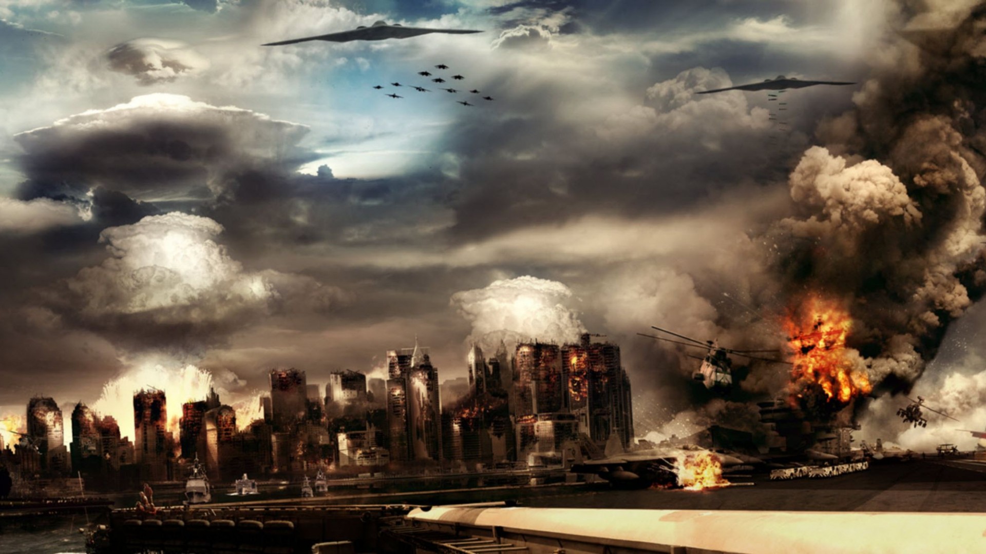 Destruction Scene - HD Wallpaper 