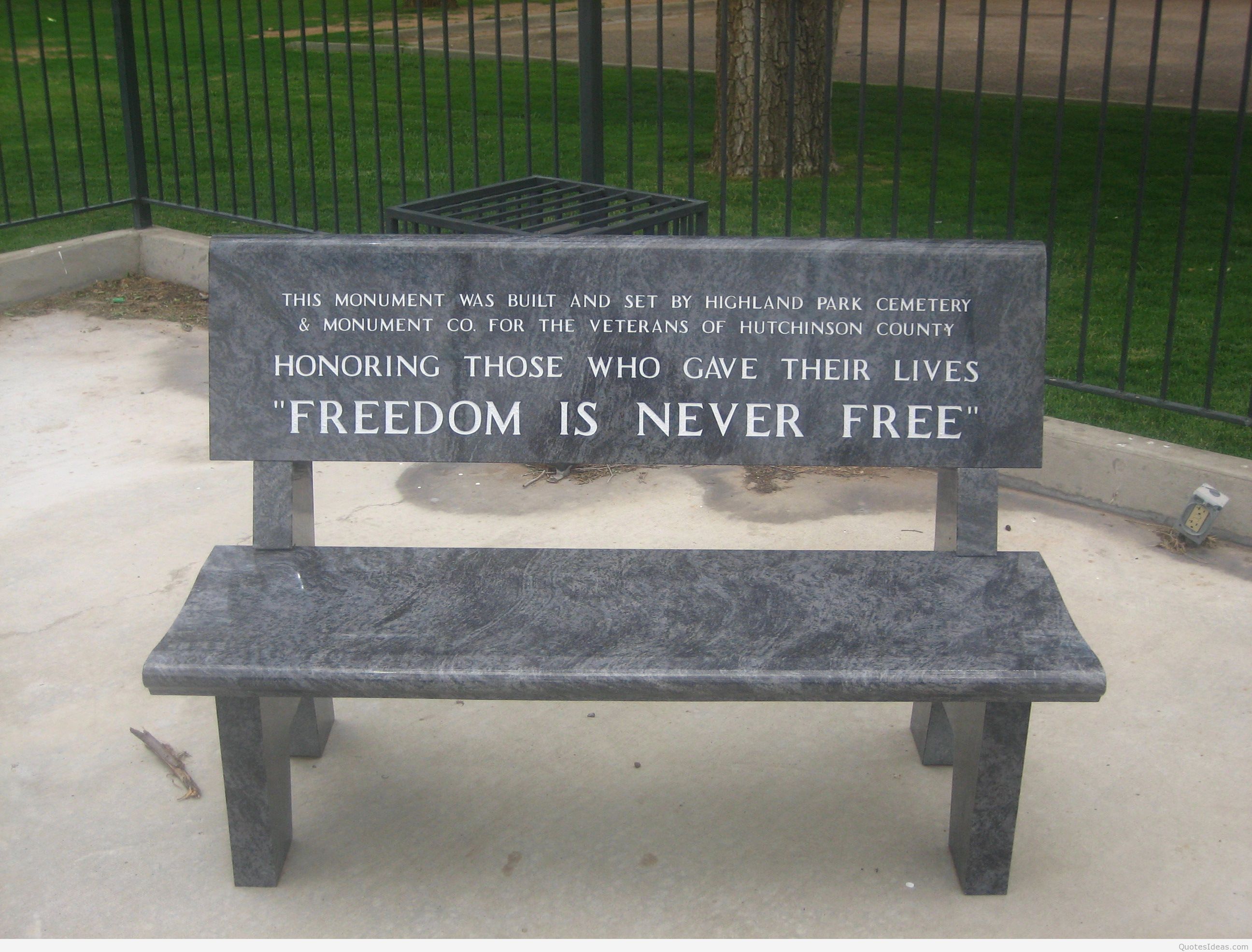 Freedom Is Never Free Hd Wallpaper Quote - HD Wallpaper 