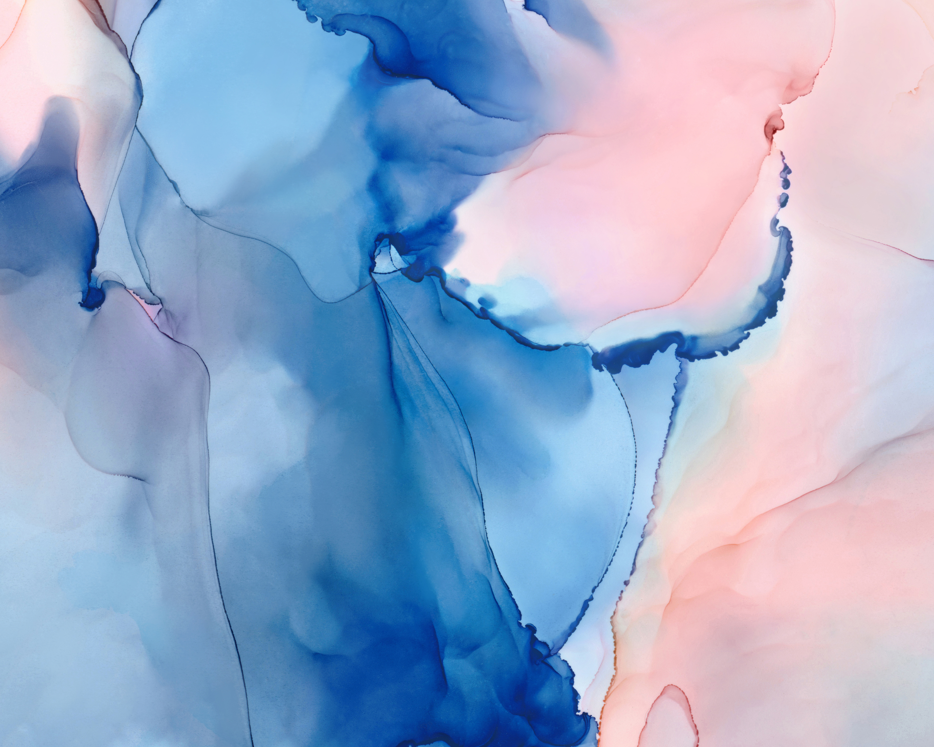 Phone Wallpaper Watercolor Blue - HD Wallpaper 