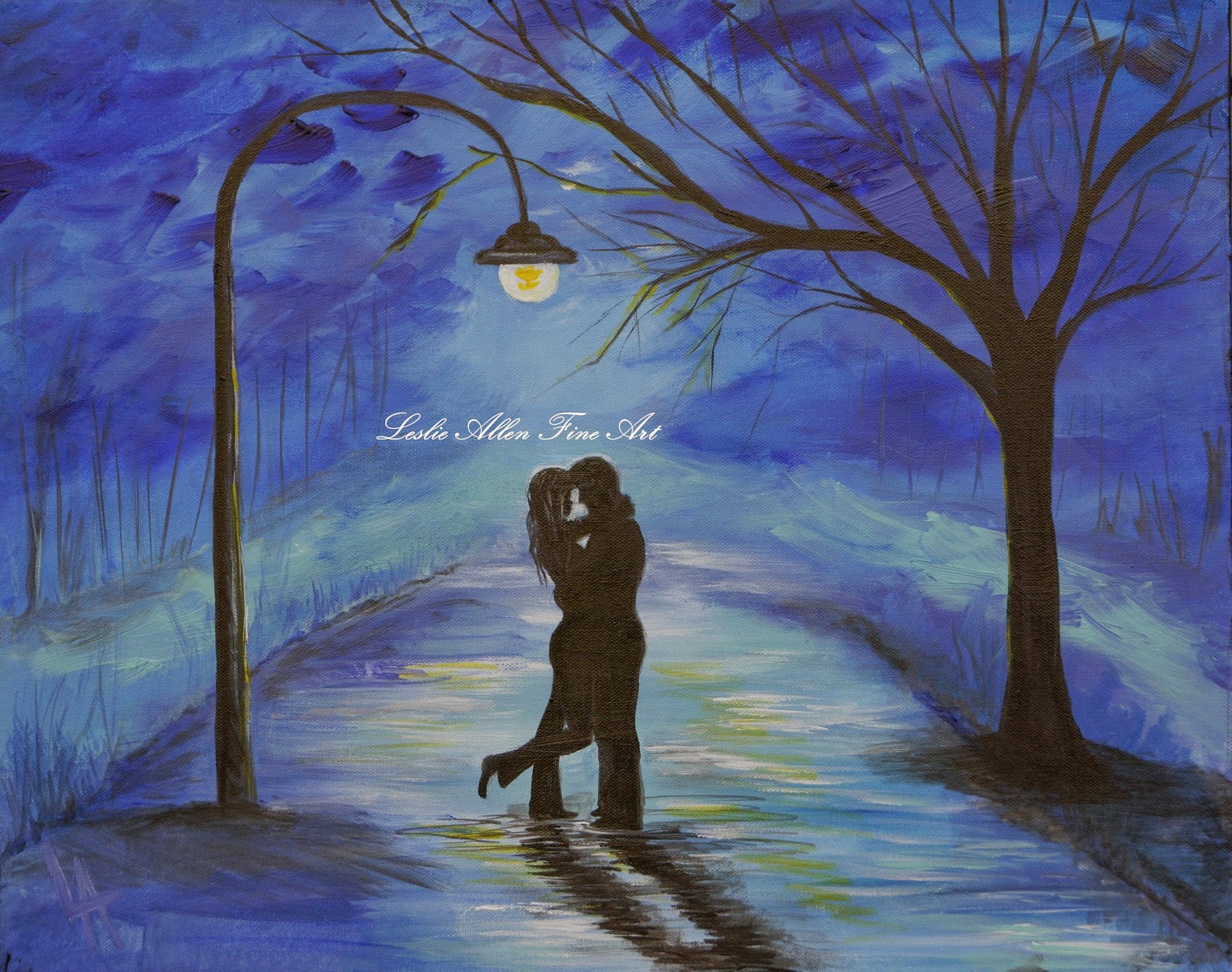 3d Love Paint Painting Love Wallpaper - Man And Woman In Love Painting - HD Wallpaper 