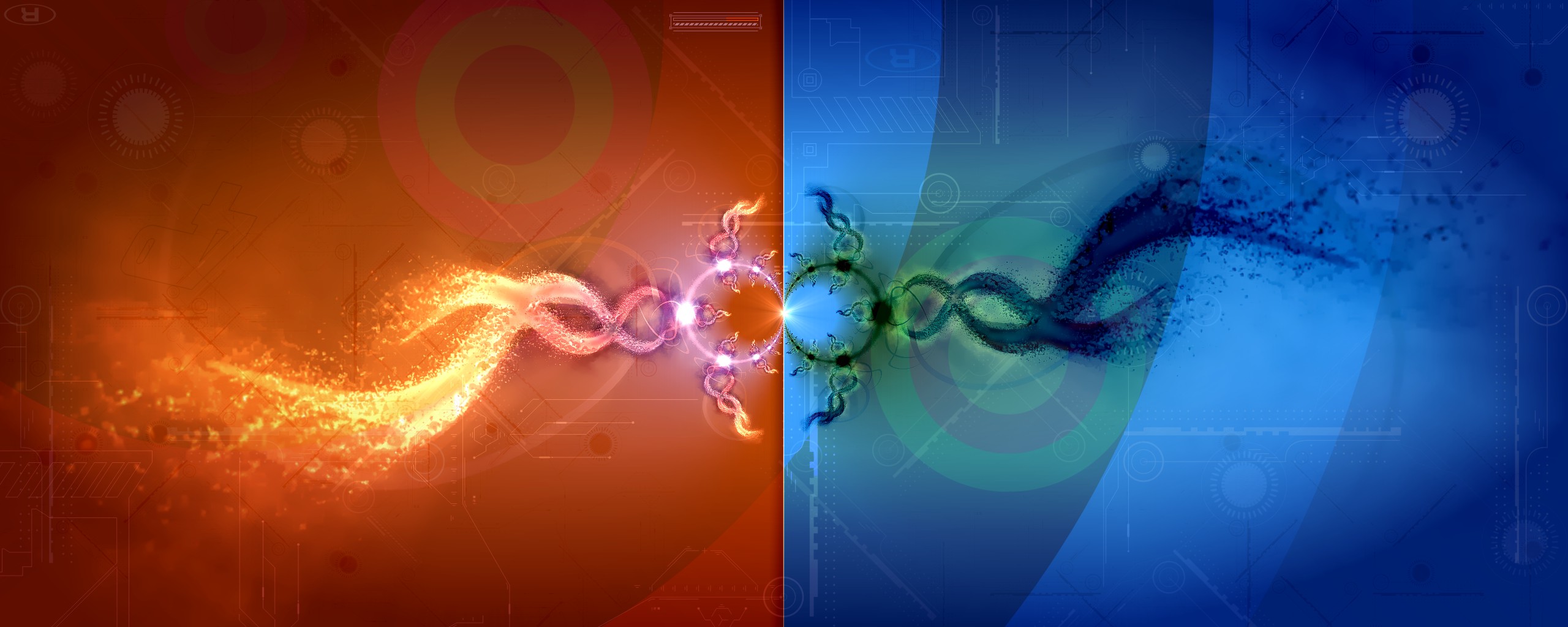 Fond D Écran Dual Screen - HD Wallpaper 