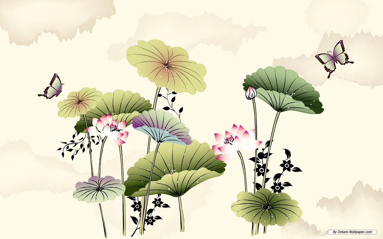 Chinese Wallpaper Painting - HD Wallpaper 