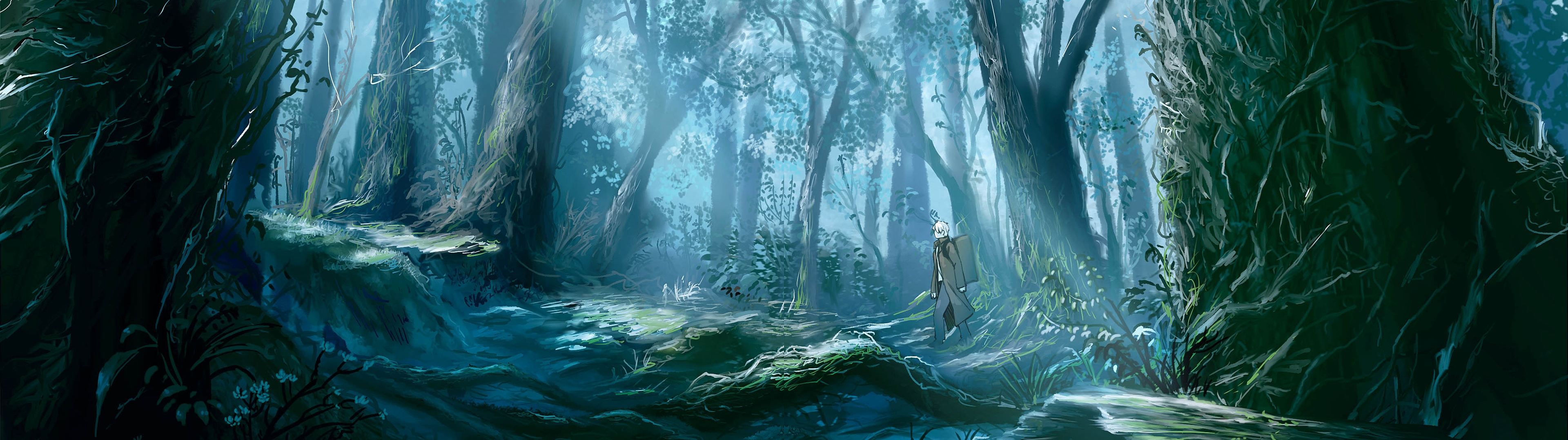 Hd Dual Monitor Wallpapers 1080p, - Dual Monitor Wallpaper Ghibli - HD Wallpaper 