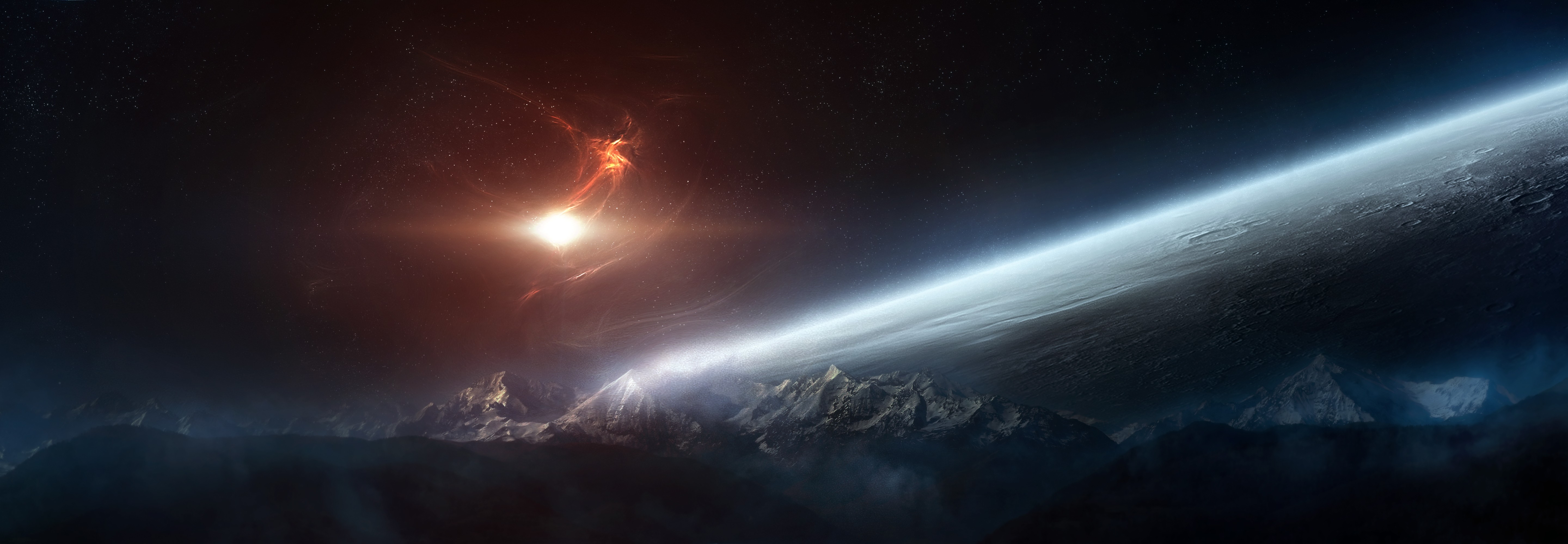 Wallpaper - 4k Space Wallpaper Dual Monitor - HD Wallpaper 