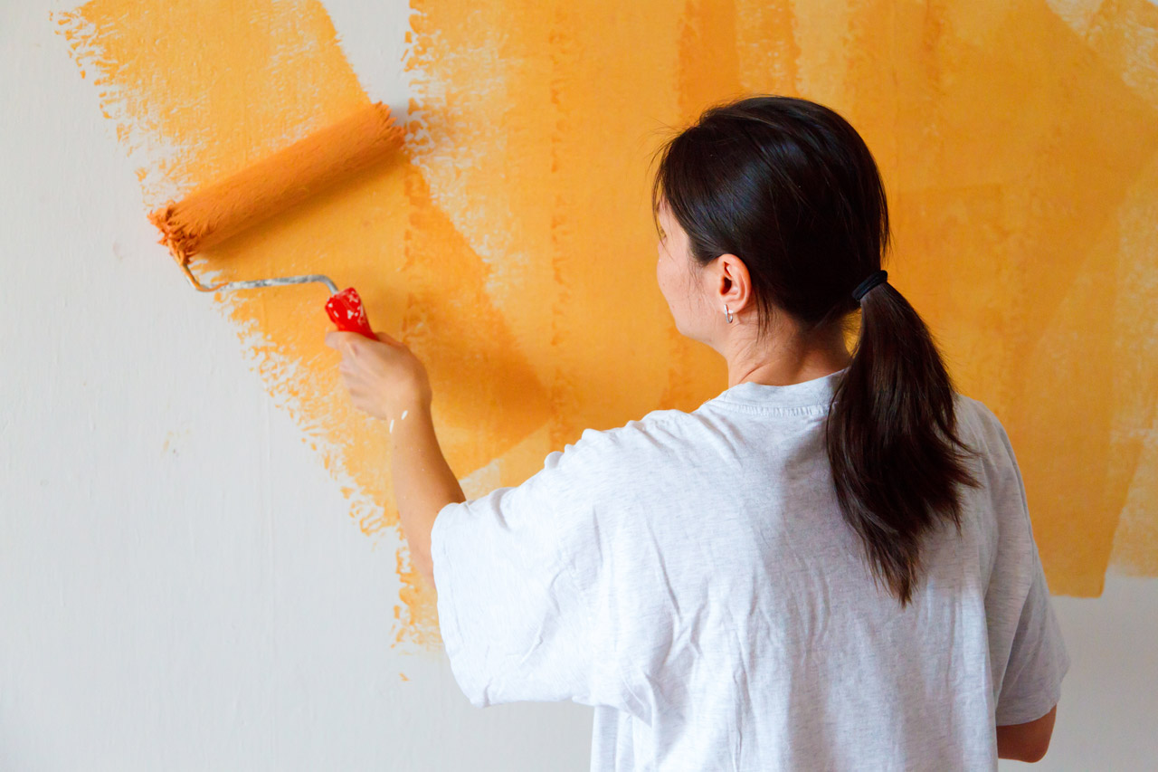 Person Painting Wall Free - HD Wallpaper 
