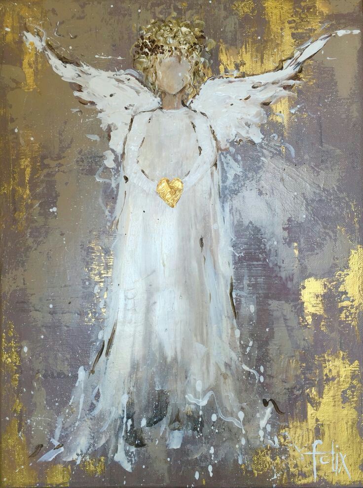 Anita Felix Angel Paintings - HD Wallpaper 