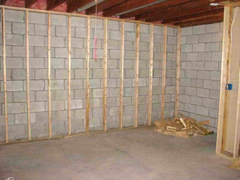 Cement Wall Covering Ideas Kids Room Wallpaper - Framing Basement Walls - HD Wallpaper 