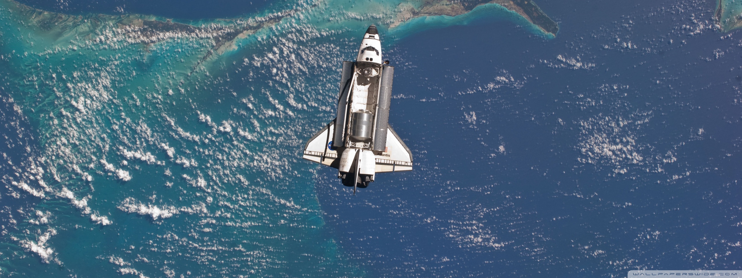 Dual Monitor Wallpaper Space Shuttle - HD Wallpaper 