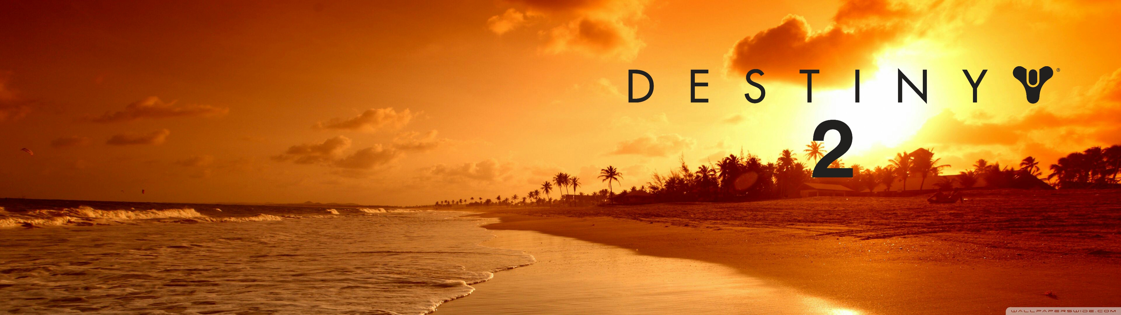 Dual Monitor Wallpaper Orange - HD Wallpaper 