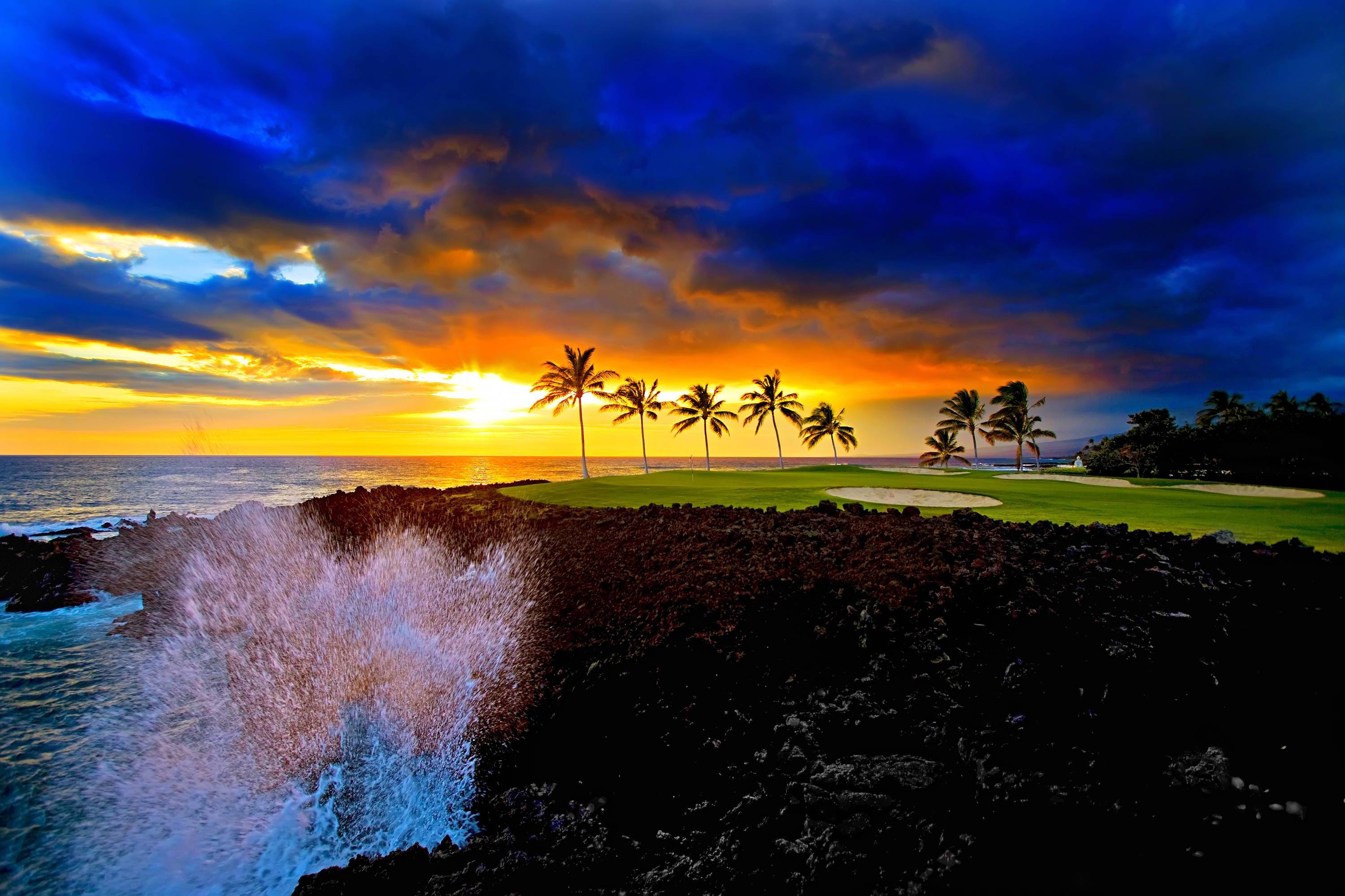 Waikoloa Big Island Hawaii Volcanic Exotic Hd-wallpapers - Big Island Hawaii Background - HD Wallpaper 