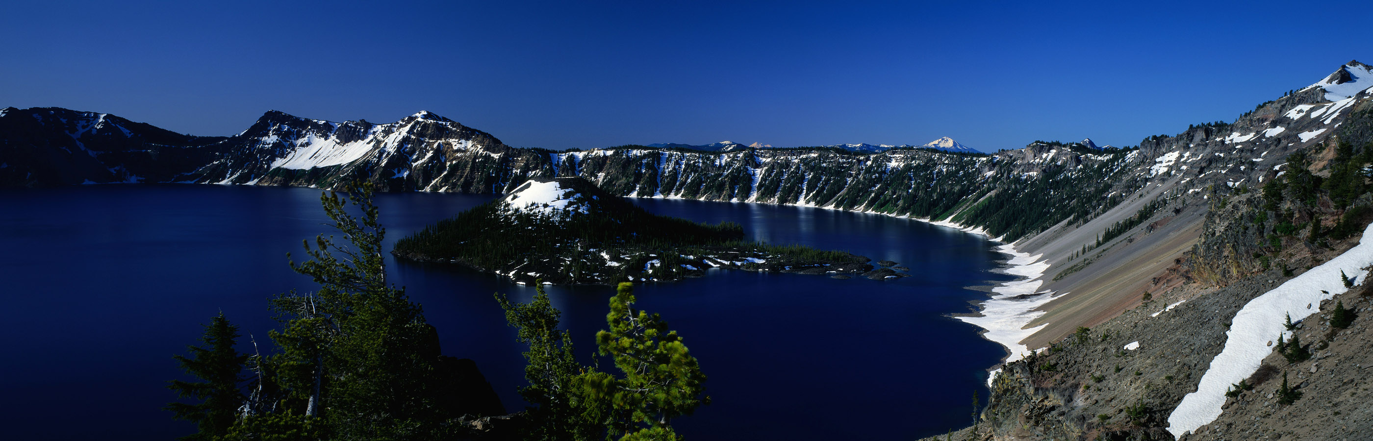 Crater Lake - HD Wallpaper 
