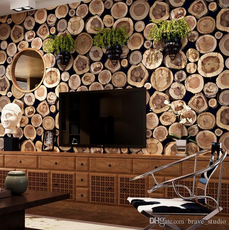 Wood Design In Wall - HD Wallpaper 