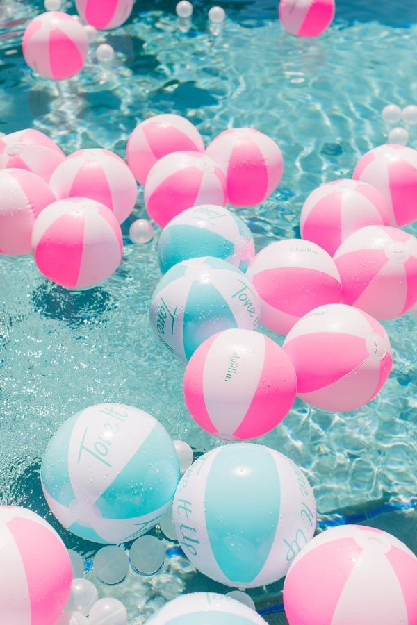 Summer Pool Party Background - HD Wallpaper 