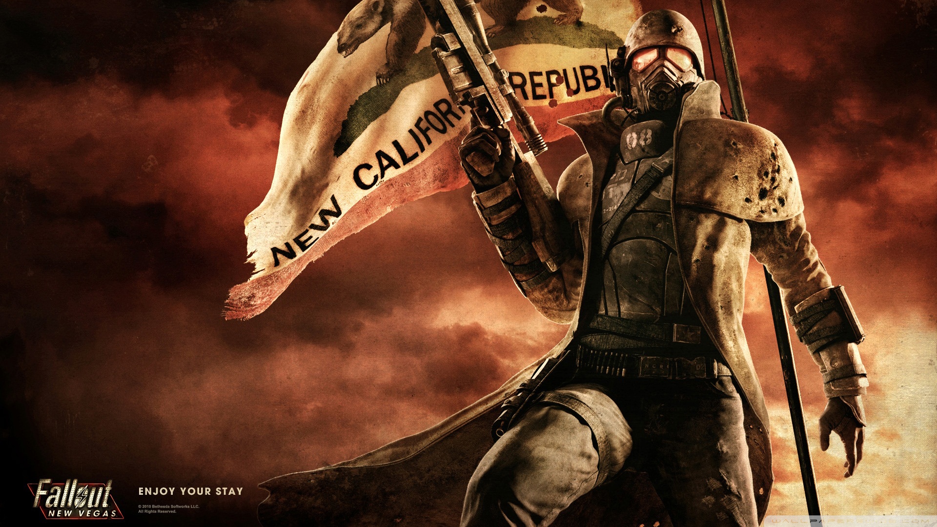 Fallout 4 Dual Screen Wallpaper - Fallout New Vegas - HD Wallpaper 