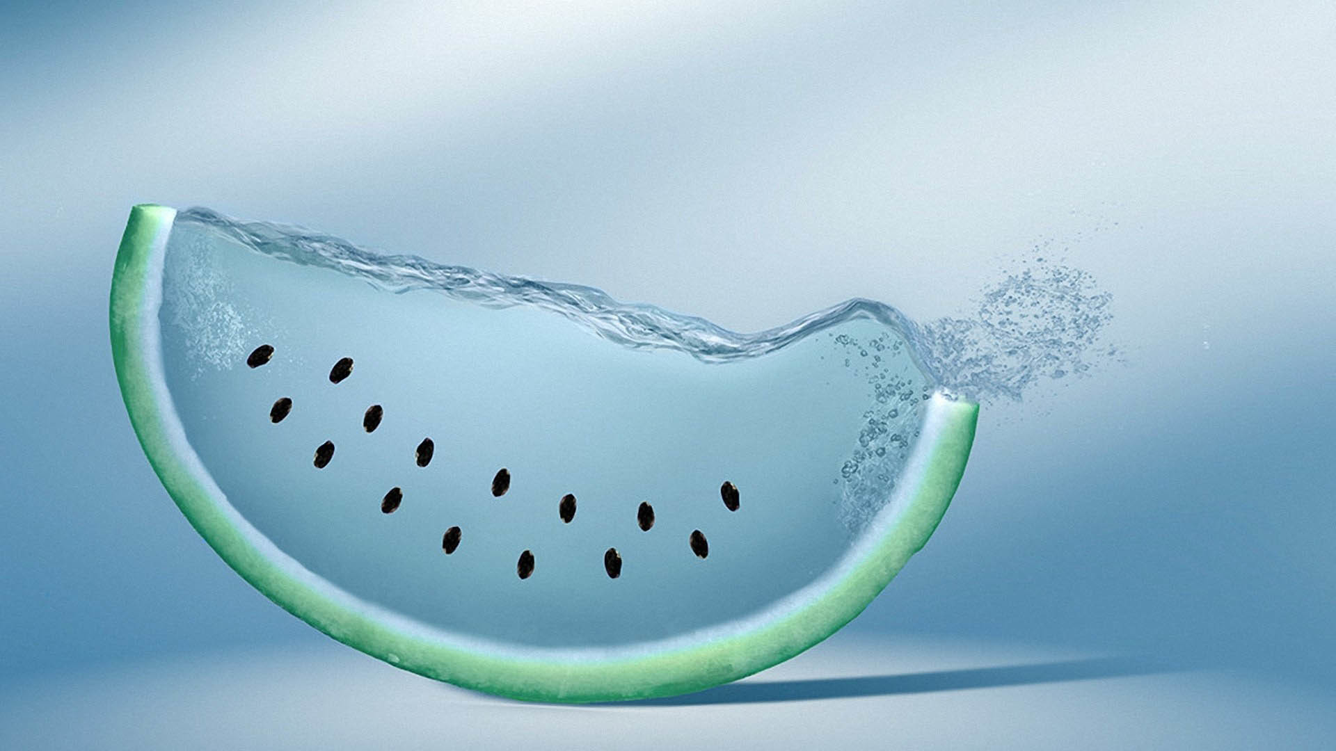Unique, Wallpaper, Hd, Desktop, Wallpapers 
 Data-src - Watermelon Made Of Water - HD Wallpaper 