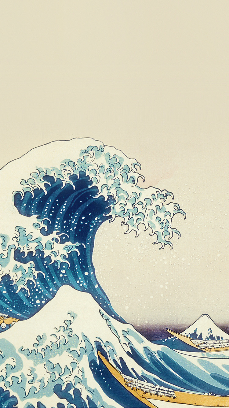 Kanagawa Wave Wallpaper Iphone - HD Wallpaper 