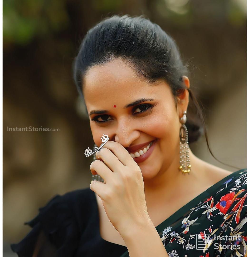 Anasuya Bharadwaj Latest Hot Hd Photos/wallpapers (10609) - Anasuya Bharadwaj Nose Ring - HD Wallpaper 