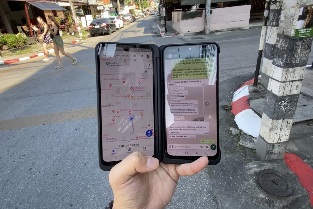 Lg G8x Thinq Dual Screen Maps - HD Wallpaper 