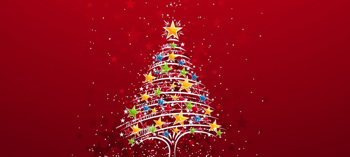 High Resolution Christmas Tree Background - HD Wallpaper 