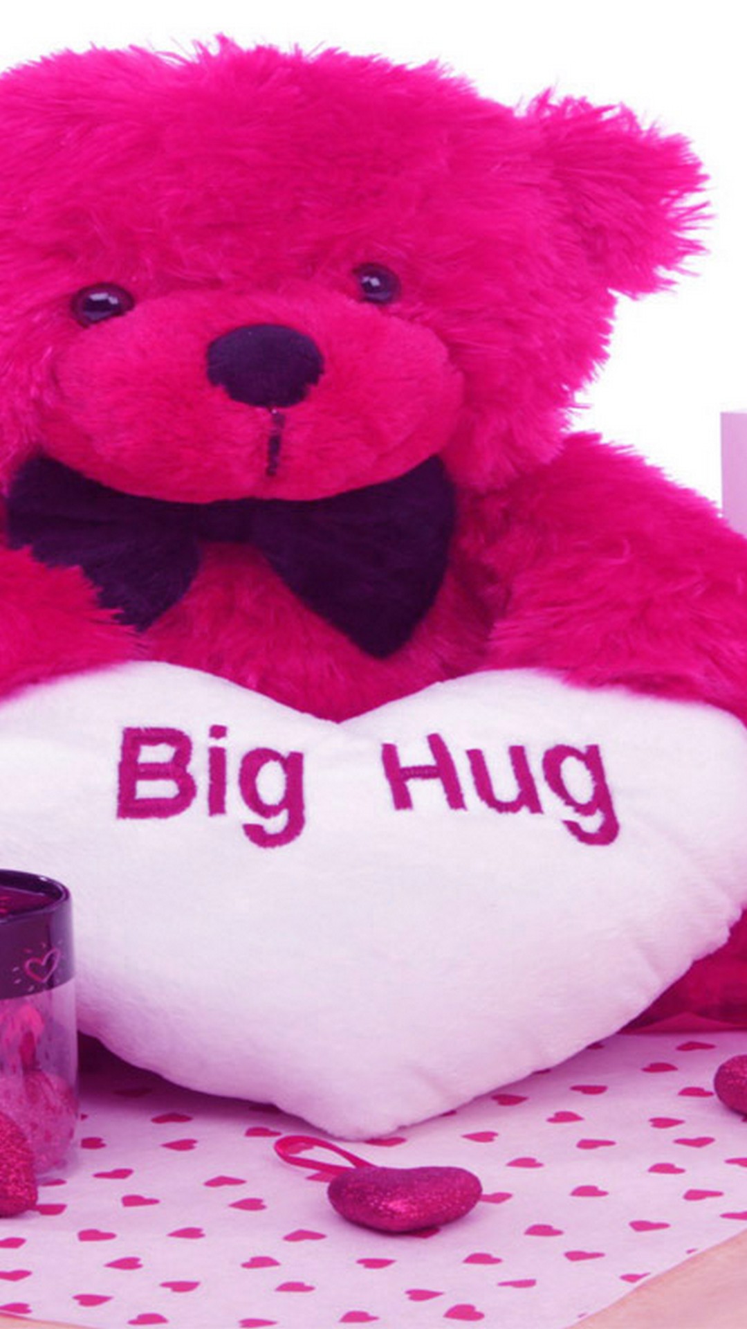 Teddy Bear Big Wallpaper For Android With Image Resolution - Red Teddy Bears Photos Download - HD Wallpaper 