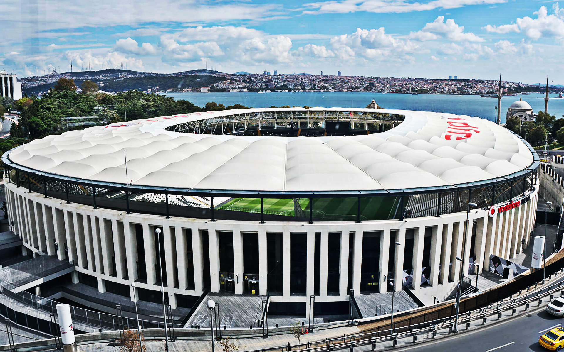 Vodafone Arena Istanbul Vodafone Park Turkish Football Besiktas Stadyum 19x10 Wallpaper Teahub Io