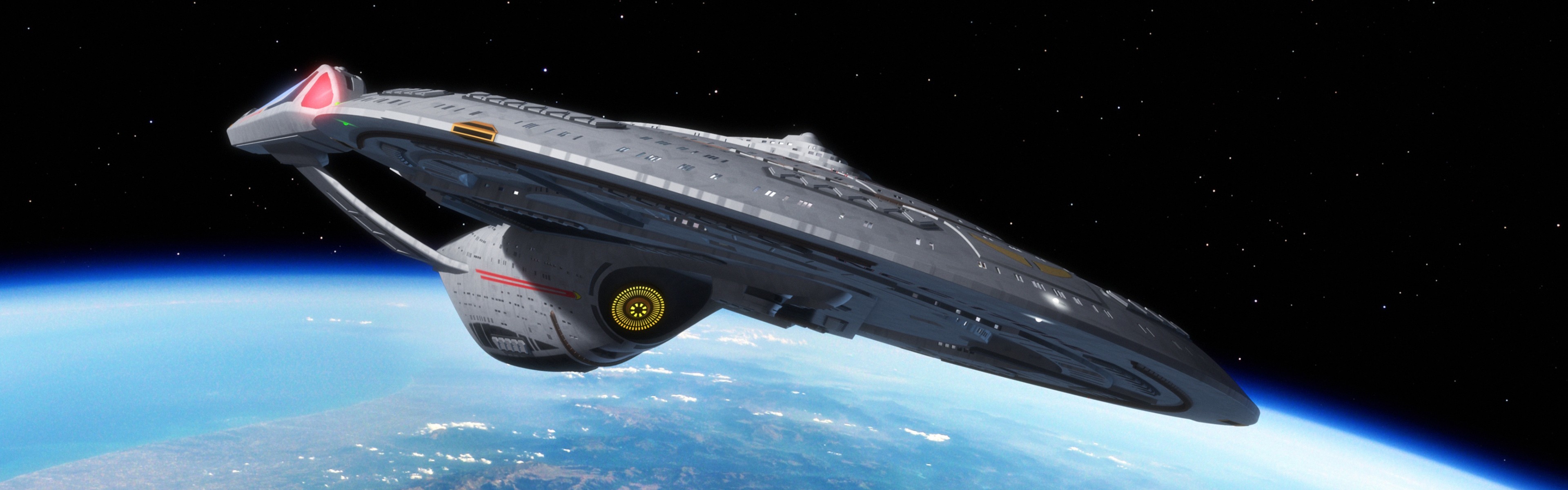 General Star Trek Uss Enterprise Space Multiple Display - Star Trek Wallpaper Dual Monitor - HD Wallpaper 