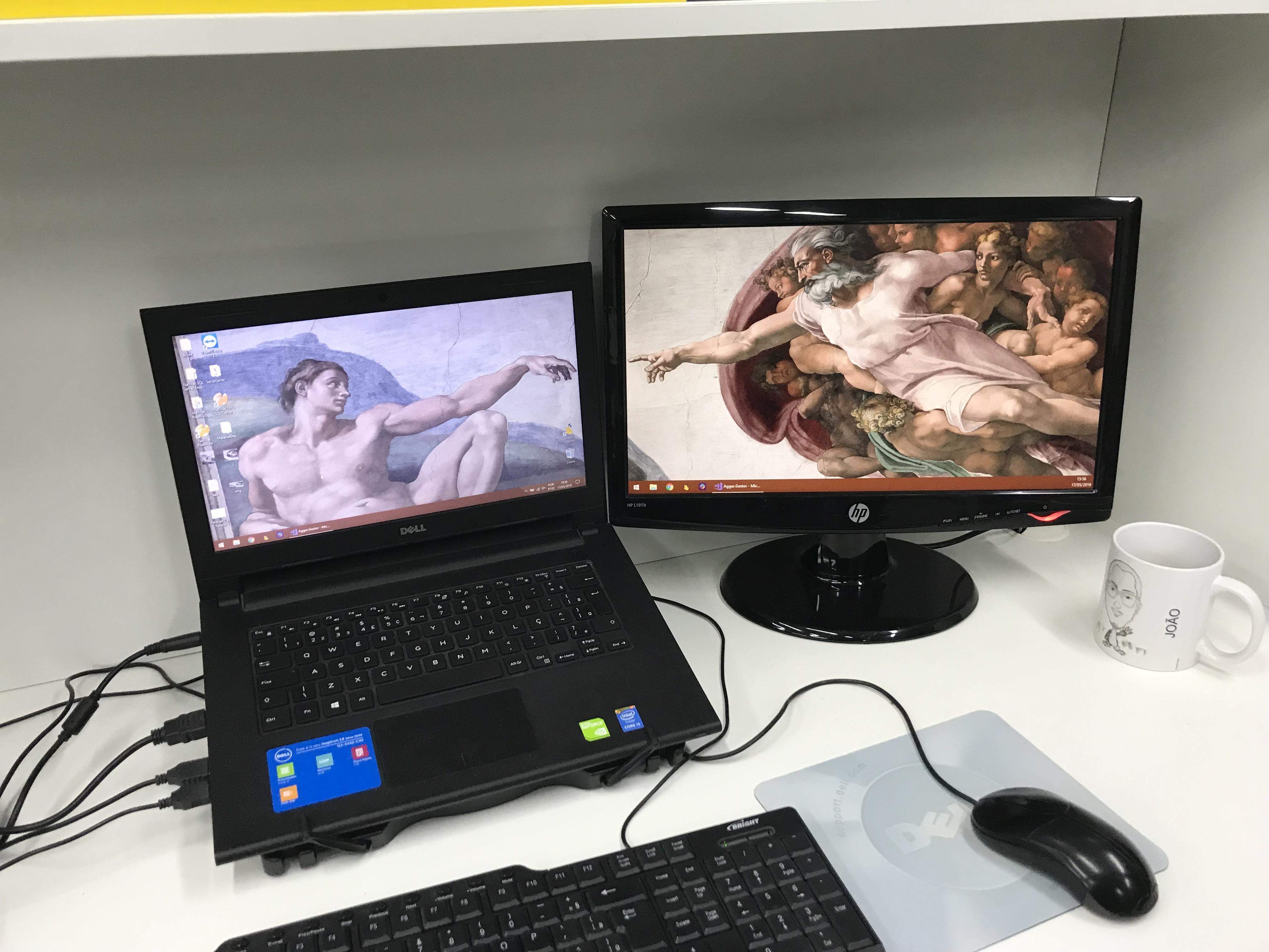 Creation Of Adam - Painted By Michelangelo - HD Wallpaper 