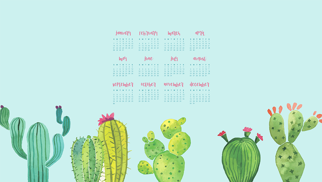 Oh So Lovely Blog Shares 11 Free 2018 Desktop Calendar - Cute Desktop Background Office - HD Wallpaper 