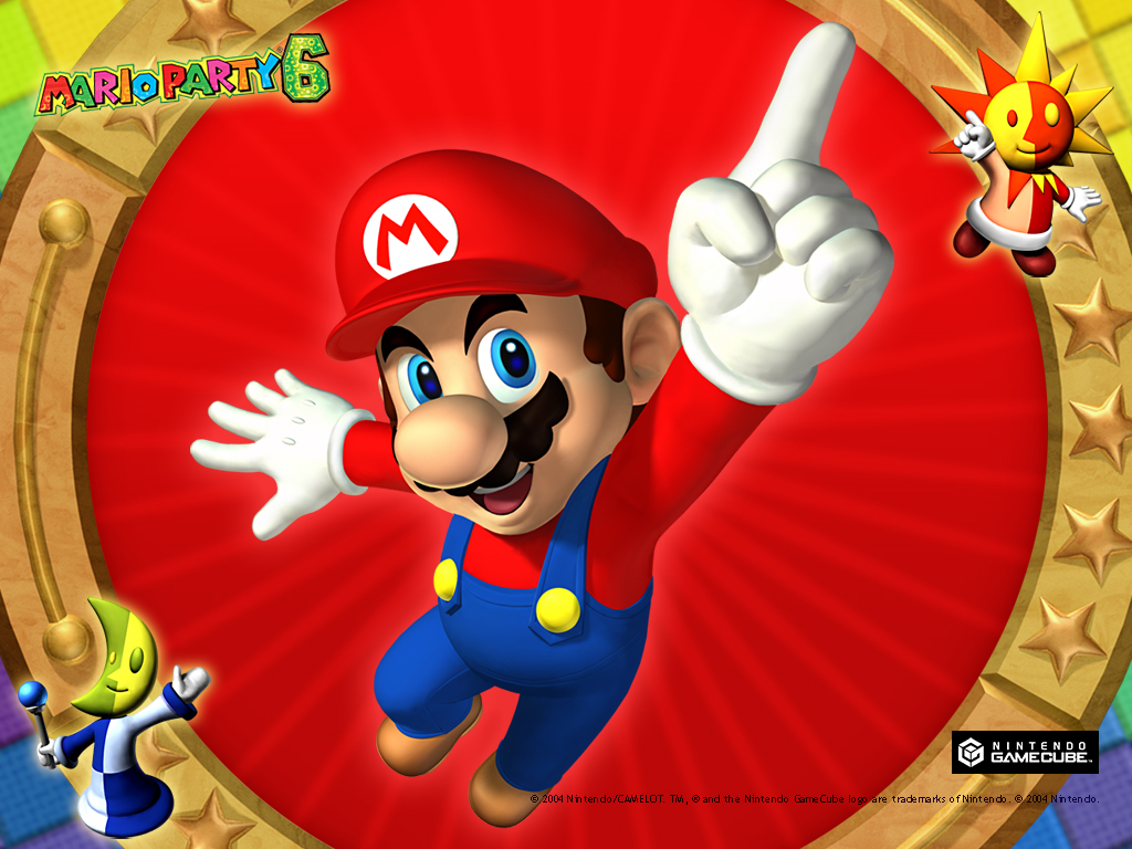 Nintendo Gamecube Mario Party 6 Mario - HD Wallpaper 