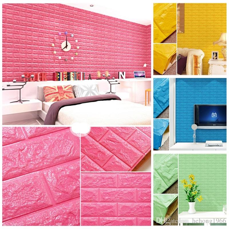 Papel De Parede 3d Tijolinho Rosa - HD Wallpaper 