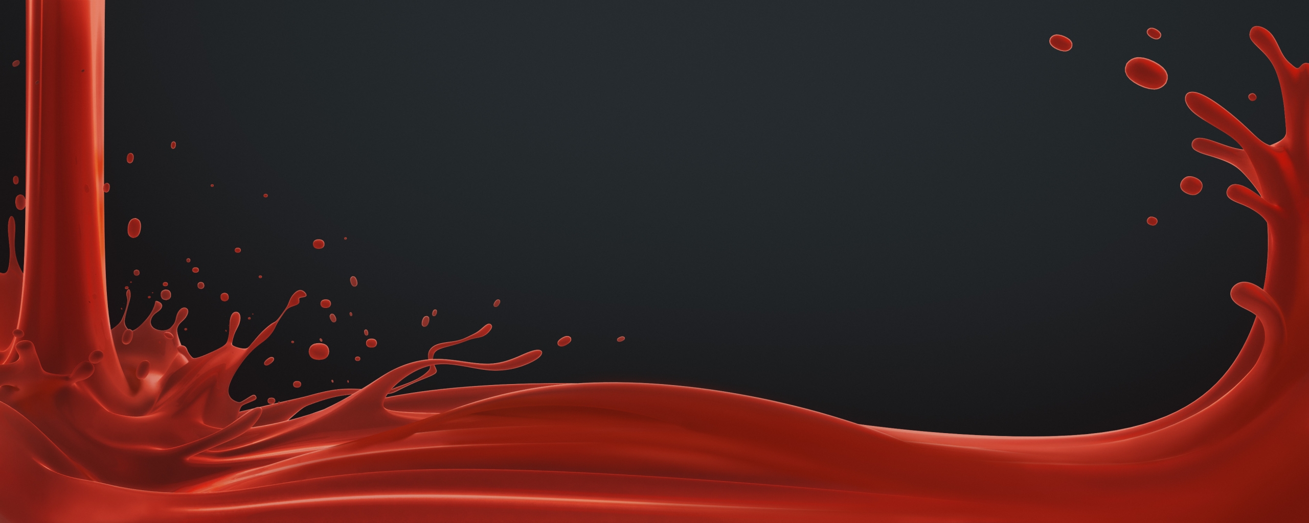 Red Dual Monitor Background - HD Wallpaper 