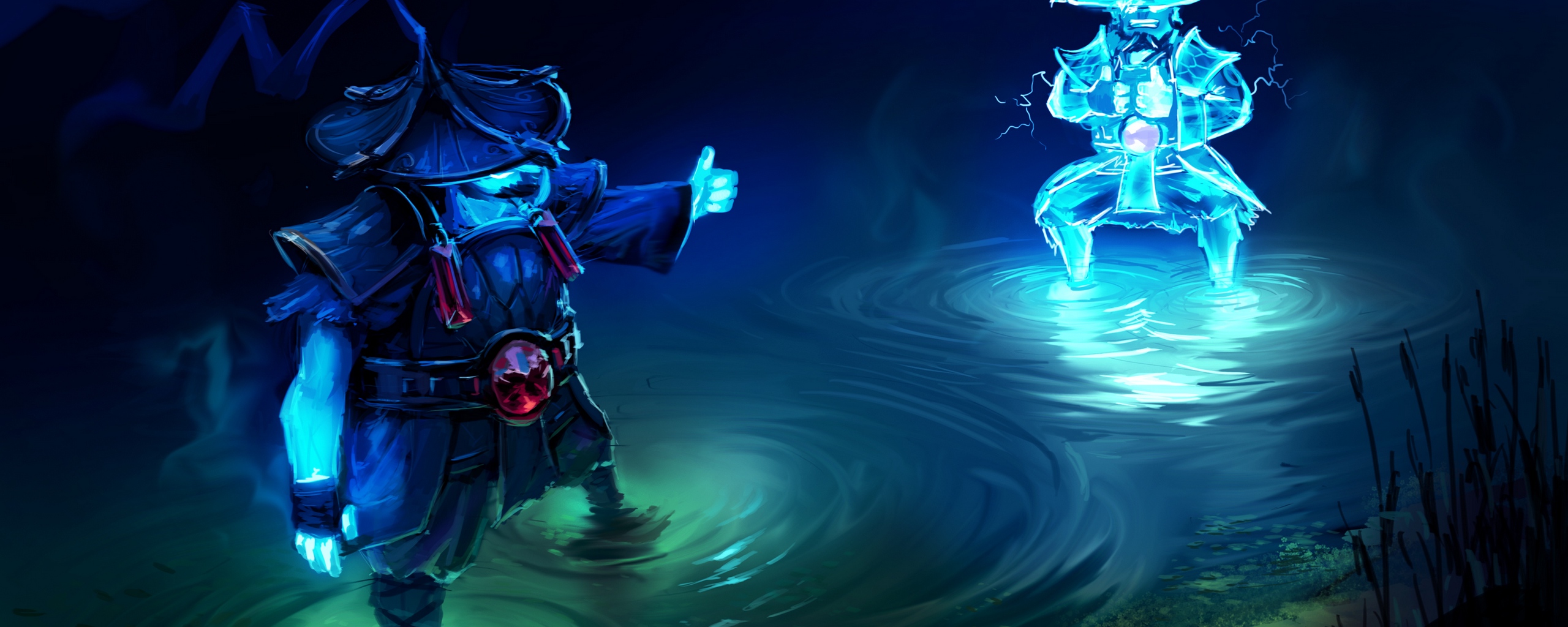 Wallpaper Dota 2, Storm Spirit, Art - Dota 2 Storm Spirit Wallpaper Hd - HD Wallpaper 