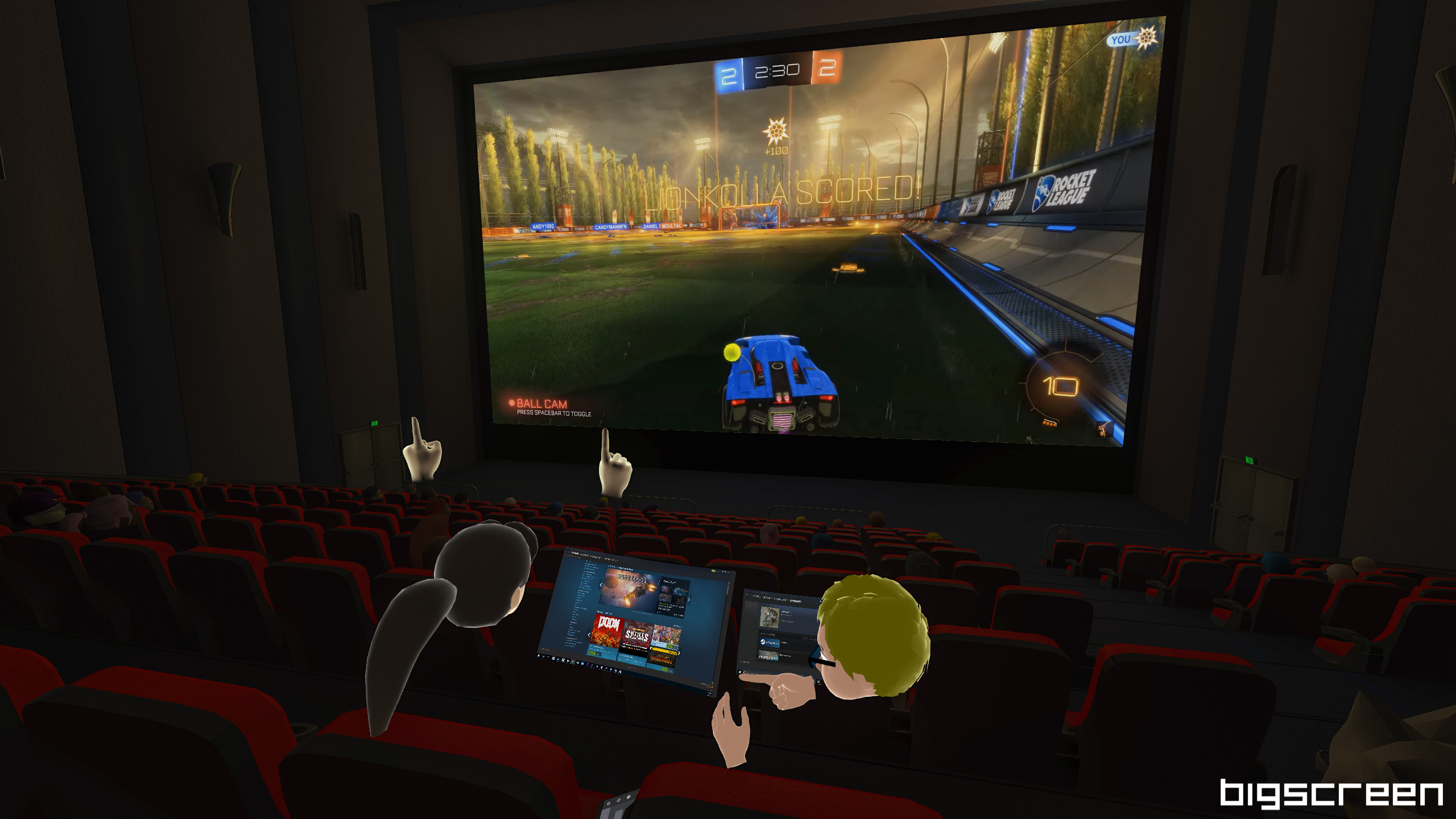 Bigscreen Vr Movie Theater - HD Wallpaper 