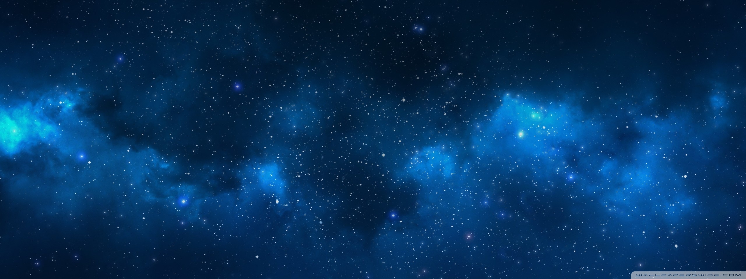 2 Monitor Wallpaper Galaxy - HD Wallpaper 