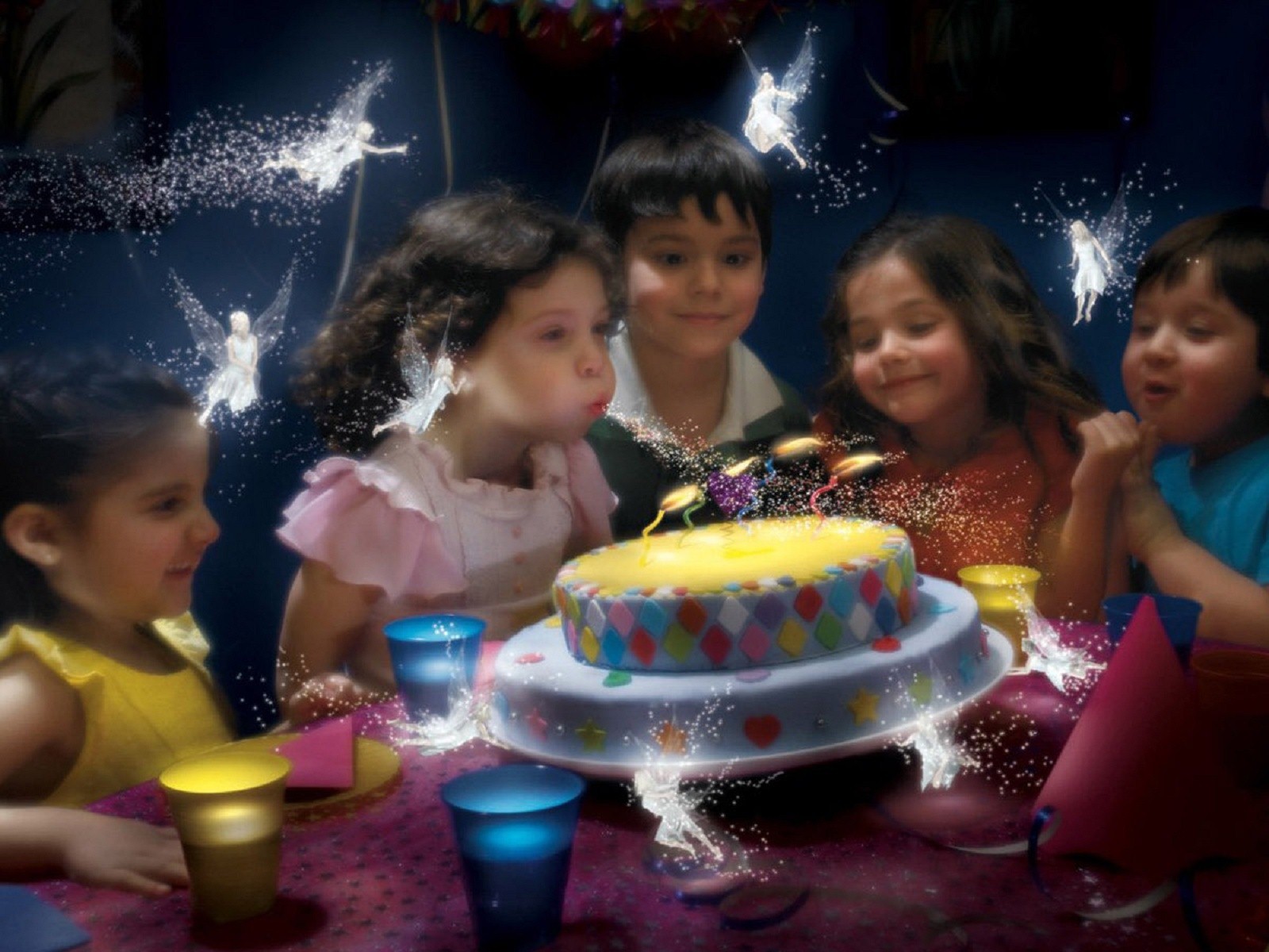 Cute Childrens In Birthday Party Hd Wallpapers - Birthday Parties Image Hd - HD Wallpaper 