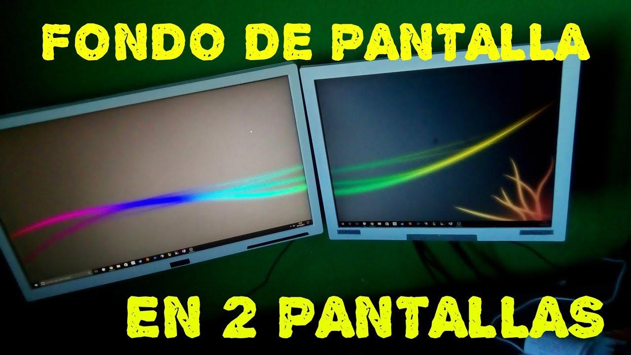 Fondo Para 2 Pantallas - HD Wallpaper 