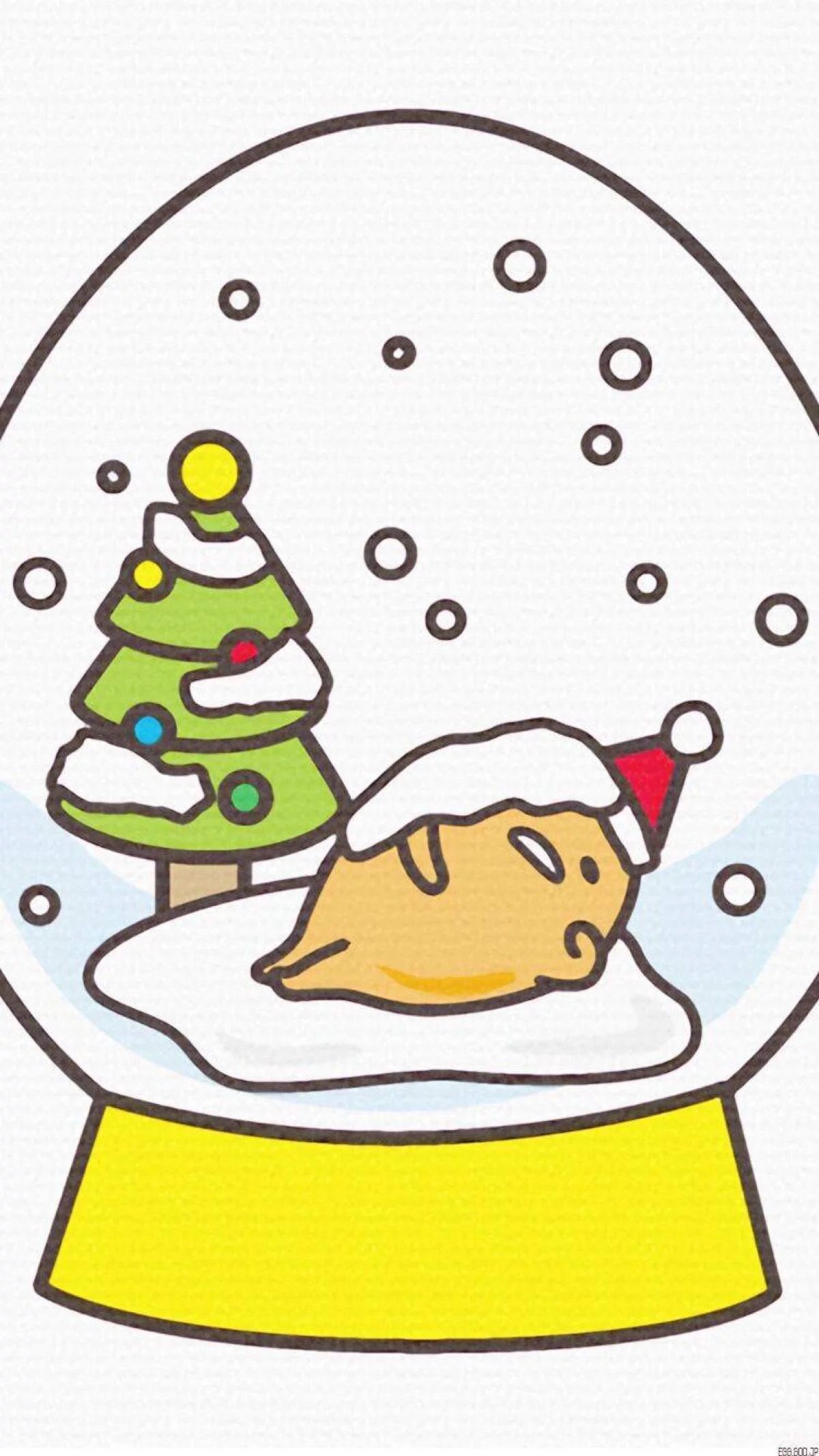 Gudetama Christmas Wallpaper Iphone - HD Wallpaper 