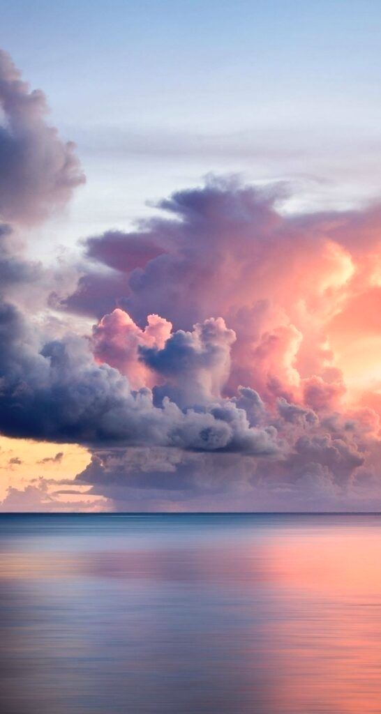 100 Stunning Wallpaper Backgrounds For Your Phone - Iphone Wallpaper Sunset Clouds - HD Wallpaper 