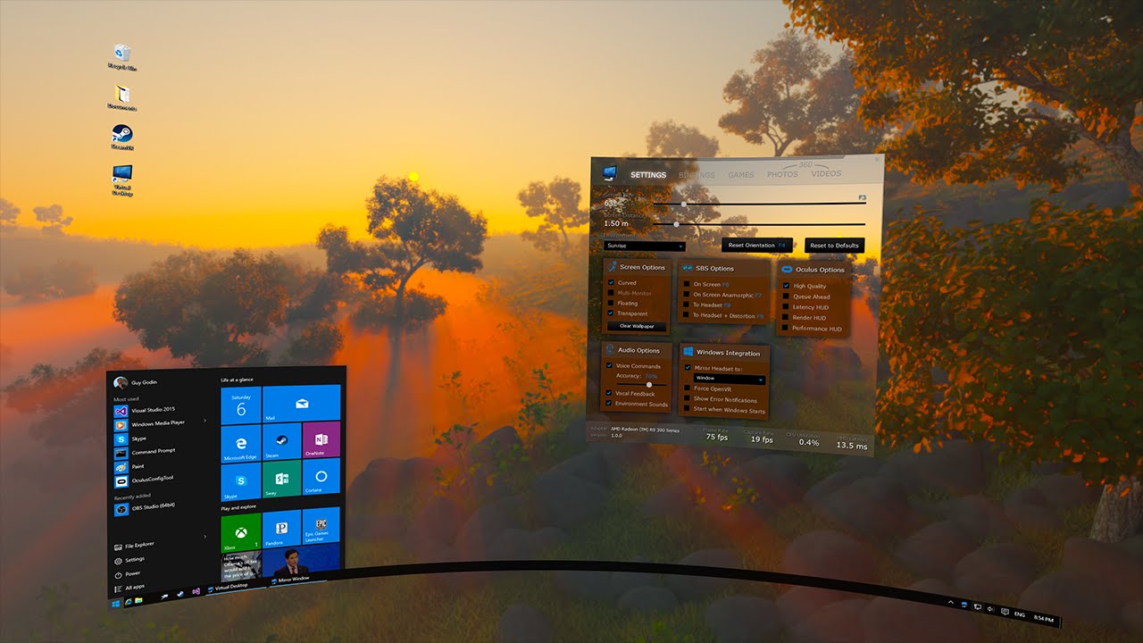 Oculus Rift S Virtual Desktop - HD Wallpaper 