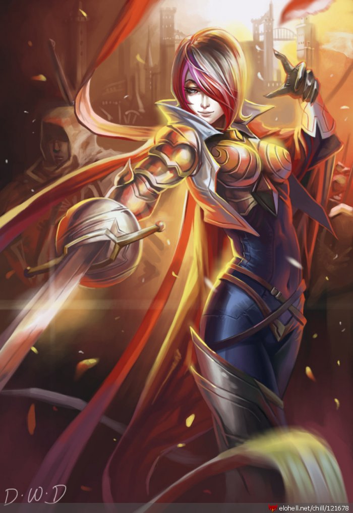 Fiora Wallpaper - Lol Fiora Fan Art - HD Wallpaper 