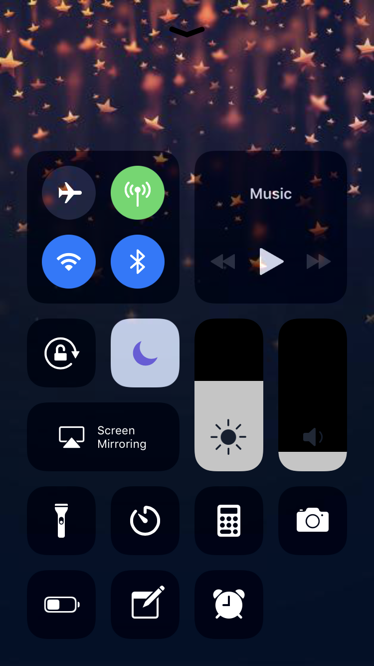 Ios 12 Control Center - HD Wallpaper 