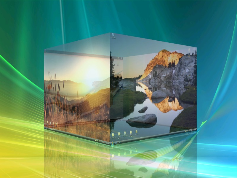 Cube Desktop Effect Win 10 - HD Wallpaper 