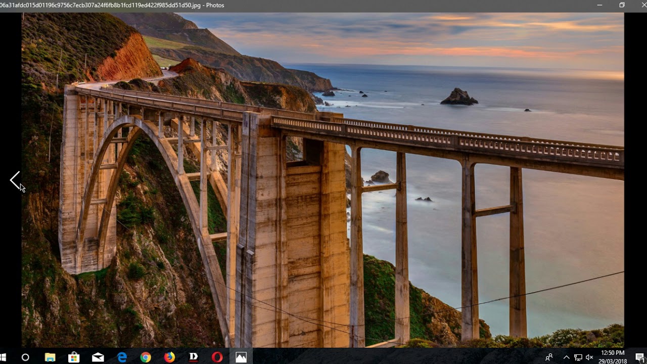Bixby Creek Arch Bridge - HD Wallpaper 