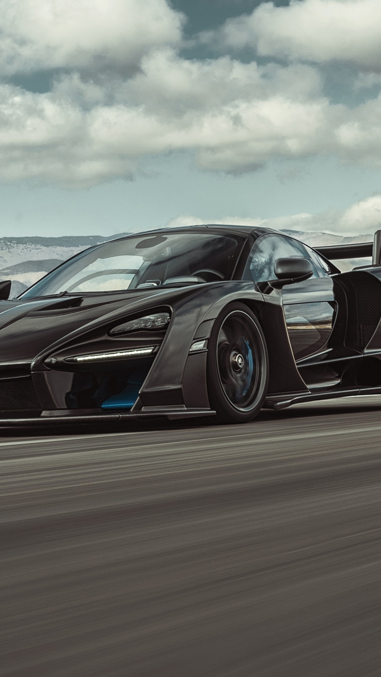 Mclaren Senna, Black, Sports Car, Wallpaper - Mclaren Senna - HD Wallpaper 