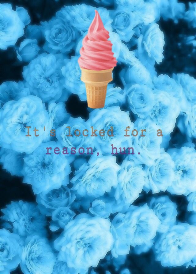 #freetoedit ‘its Locked For A Reason, Hun’ Wallpaper - Blue Roses Aesthetic - HD Wallpaper 