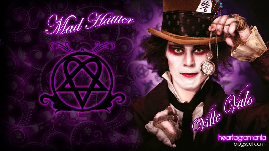 Ville Valo Mad Hatter - HD Wallpaper 