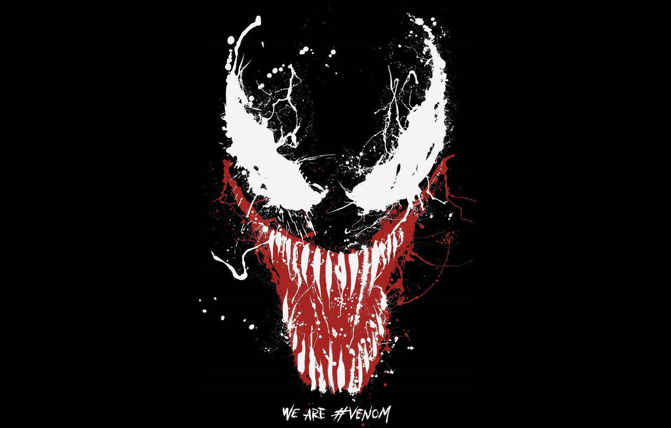 Photo Wallpaper Background, Paint, Eyes, Black, Sony, - Venom Hd - HD Wallpaper 